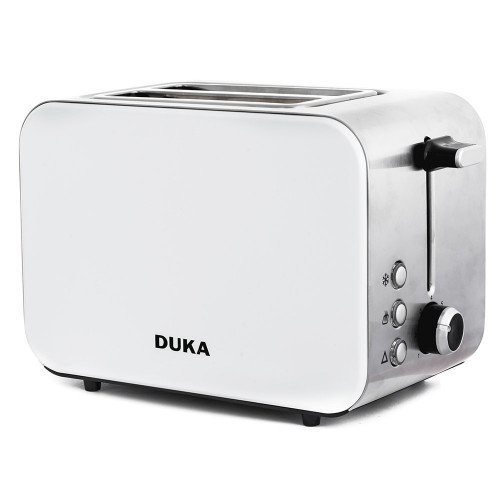 Тостер с две отделения DUKA BOSSE, бял Тостер с две отделения DUKA BOSSE, бял