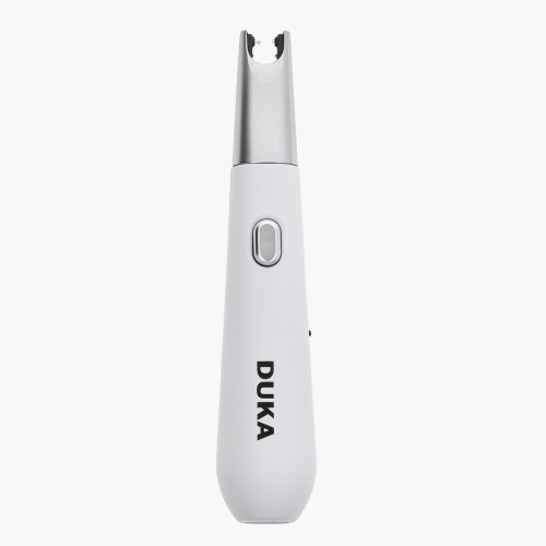 Плазмена запалка - мини с USB DUKA SHINE, бял