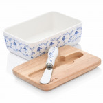 Съд за масло или сирене с нож DUKA WAREWOOD FIRANDE