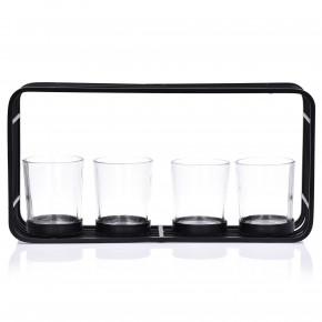 Свещник за 4 бр. свещи DUKA MODERN SCANDI 28x14x7 см.