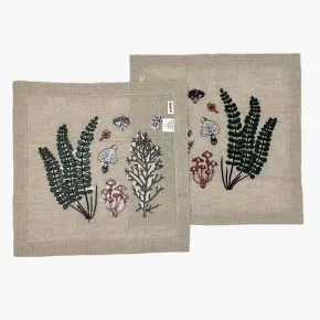 Сет текстилни салфетки за хранене DUKA ALFHEIM 40x40 см.