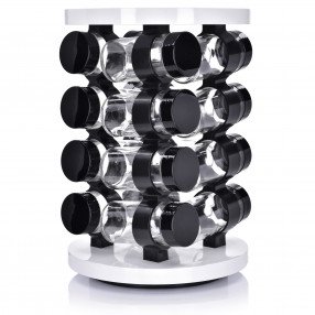 Подправки с въртяща поставка 17 ел. DUKA KRYDDA, бял