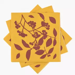 Салфетки 20 бр. DUKA SKADI 33x33 см., жълт