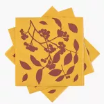 Салфетки 20 бр. DUKA SKADI 33x33 см., жълт