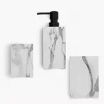 Чаша за тоалетни принадлежности DUKA SCANDI SPA, бял