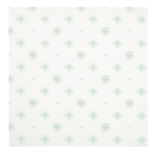 Салфетки 20 бр. DUKA CELEBRATE 33x33 см., бял, зелен
