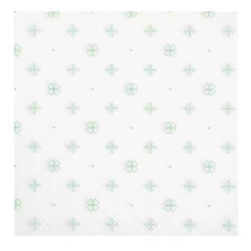 Салфетки 20 бр. DUKA CELEBRATE 33x33 см., бял, зелен