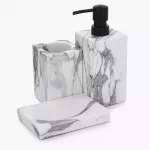 Чаша за тоалетни принадлежности DUKA SCANDI SPA, бял