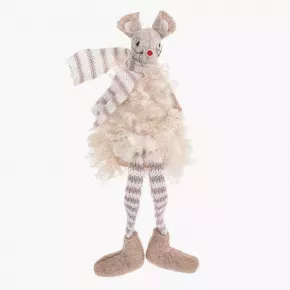 Мишка момиче DUKA LILLIPUT 19 см., бежов