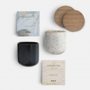 Ароматна свещ DUKA SANDSTEN, памучен облак