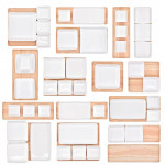 Поднос и дъска за рязане DUKA MODULAR 33x17x2 см.