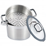 Тенджера със съд за готвене на пара/гевгир DUKA ESKIL 5200 мл.