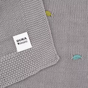 Одеяло - детско DUKA MINI 130x100 см., сив
