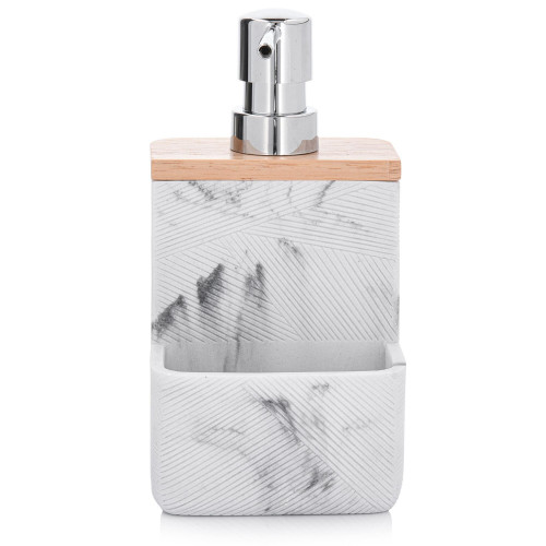 Диспенсър за сапун DUKA MODERN 200 мл., бял