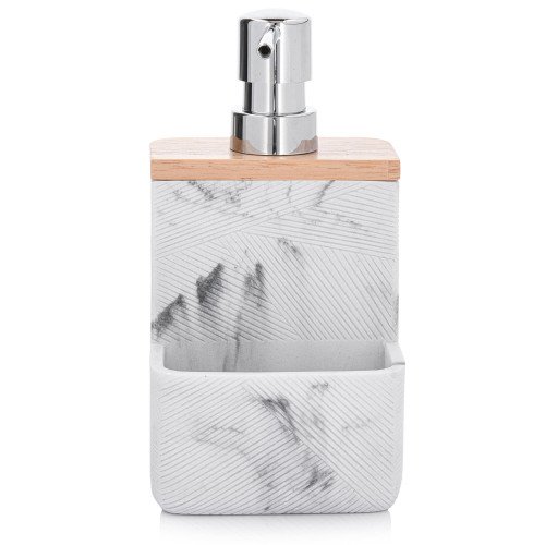 Диспенсър за сапун DUKA MODERN 200 мл., бял