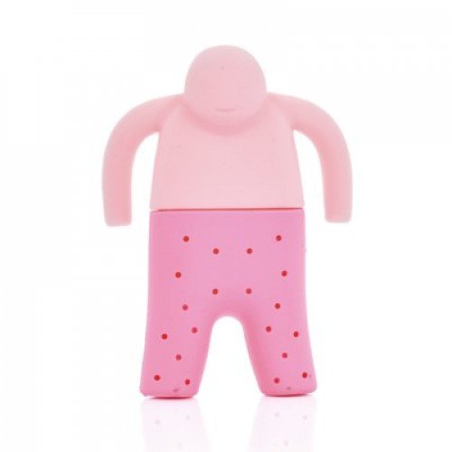 Запарка за чай "човек" DUKA KRUX, розов