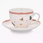 Сет чаша с чиния и чиния DUKA LYCKLIG