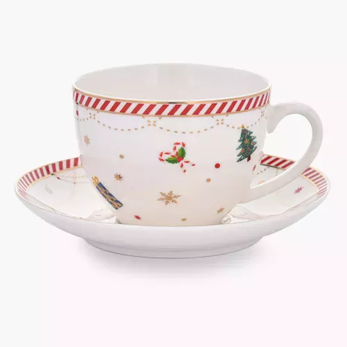 Сет чаша с чиния и чиния DUKA LYCKLIG