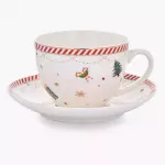 Сет чаша с чиния и чиния DUKA LYCKLIG