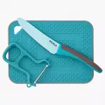 Детски сет за готвене 3 части DUKA MINI, тюркоаз