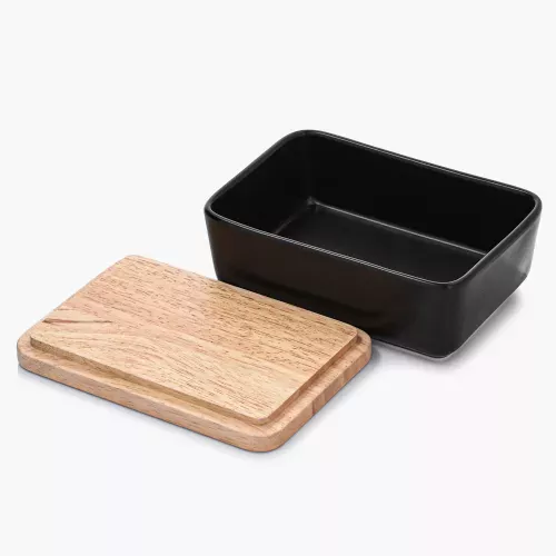 Съд за масло DUKA WAREWOOD, черен