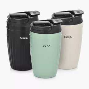 Термо чаша 2в1 DUKA RESA 350 мл., черен