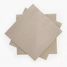 Салфетки 20 бр. DUKA MONONORD 33x33 см., бежов