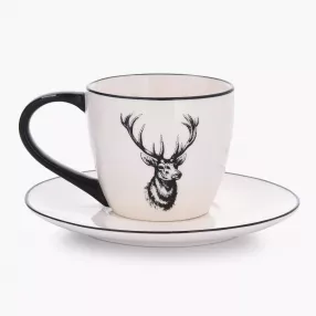 Чаша с чиния DUKA HORN 200 мл.
