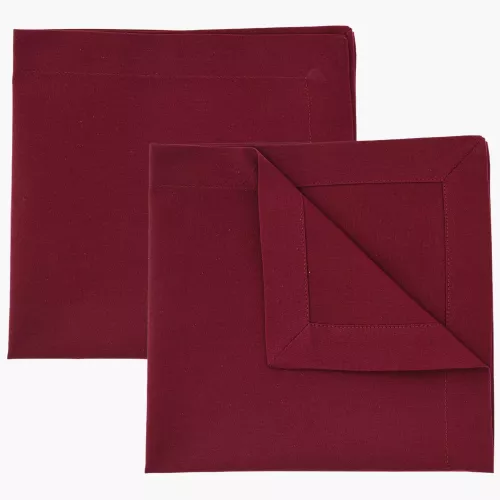 Сет текстилни салфетки за хранене 2 бр. DUKA SKADI 40x40 см., червен