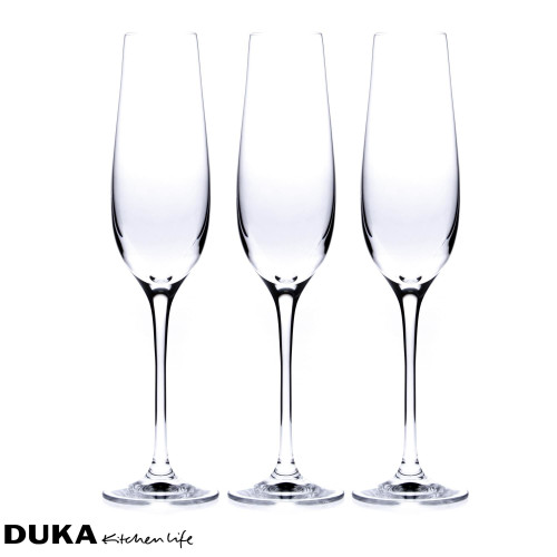 Чаши за шампанскo DUKA AURA 6 бр.