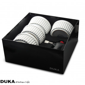 Сет за крем брюле DUKA KITCHEN, бял