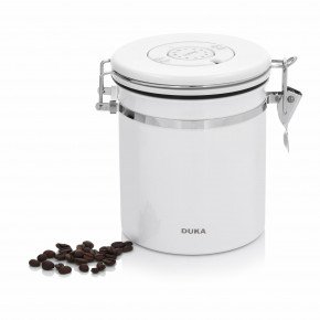 Буркан за кафе DUKA EGIL 500 гр., бял