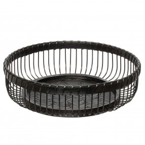 Кошница за плодове DUKA INDOCHINE 25x9 см, черен