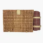 Пикник кошница за 4 души DUKA PICKNICK, кафяво каре