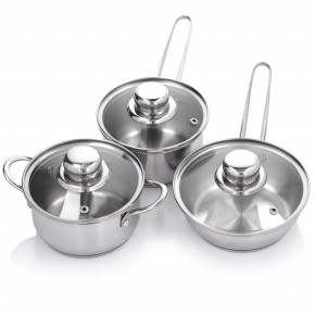Тенджера мини DUKA SILVER 500 мл., сребрист