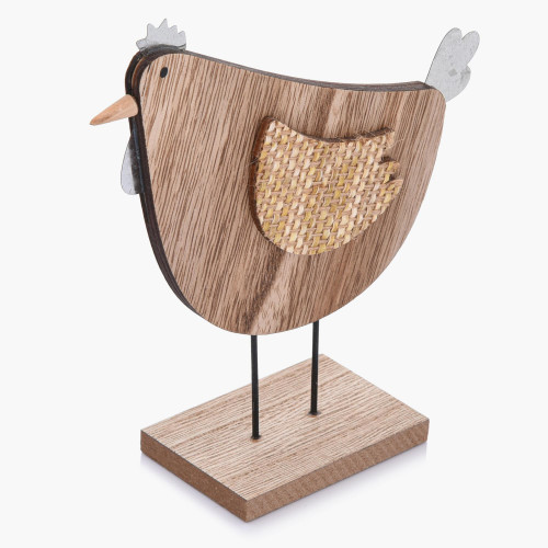 Декорация кокошка DUKA MUNTER 15 см., кафяв