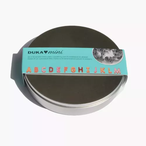 Сет латински букви за сладки 26 бр. DUKA MINI