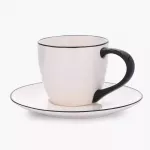 Сет чаши с чинии 2 бр. DUKA HORN 200 мл.