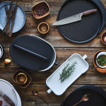 Тава за печене DUKA HJALMAR 38x15 см., бял