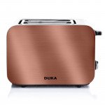 Тостер с две отделения DUKA BOSSE, розово злато