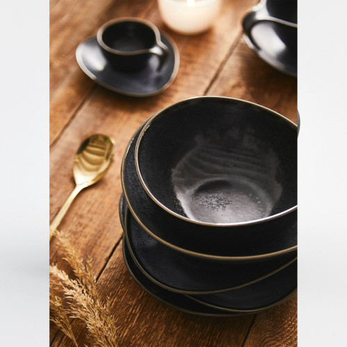 Дълбока чиния DUKA TIME DARK 22 см., черен