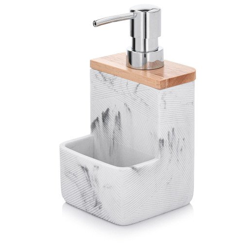 Диспенсър за сапун DUKA MODERN 200 мл., бял