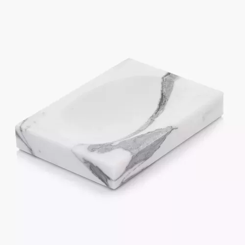 Поставка за сапун DUKA SCANDI SPA 13,5 см., бял