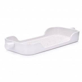 Тава за печене DUKA HJALMAR 38x15 см., бял