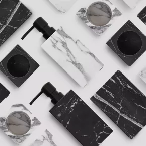 Поставка за сапун DUKA SCANDI SPA 13,5 см., сив