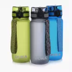 Бутилка за вода с цедка DUKA SPORTING 650 мл., зелен