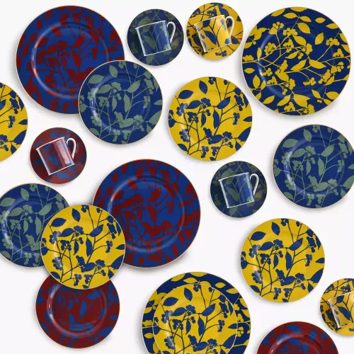 Чаша с чиния DUKA SKADI 200 мл., червен