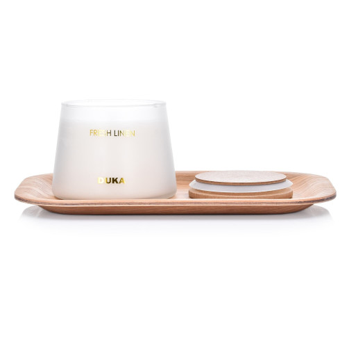 Ароматна свещ DUKA BERG, бял