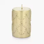 Свещ DUKA FESTLIG 7x10,5 см., златист