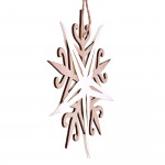 Висулка снежинка DUKA BLIXTA 15х15 см., бял